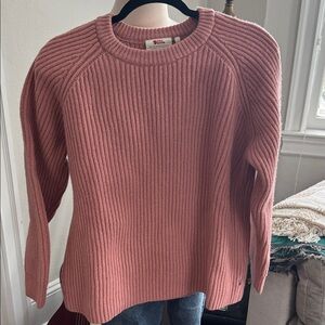 Fjallraven 100% wool Ribbed Sweater